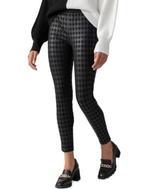 Sanctuary Plaid Runway Legging Pockets L